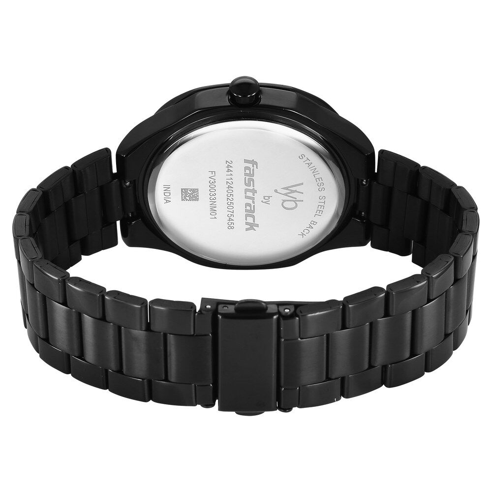 Buy Online Vyb Challenger By Fastrack Quartz Analog Black Dial