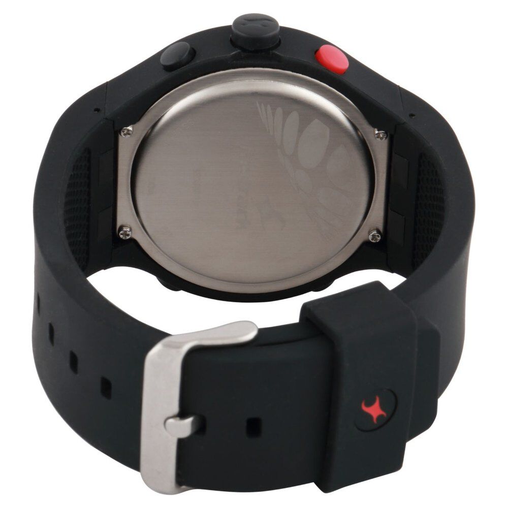 Fastrack Digital Black Dial Plastic Strap Watch for Guys