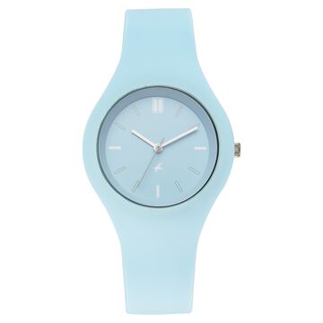 Fastrack Tweens Quartz Analog Blue Dial Blue Silicone Strap Watch