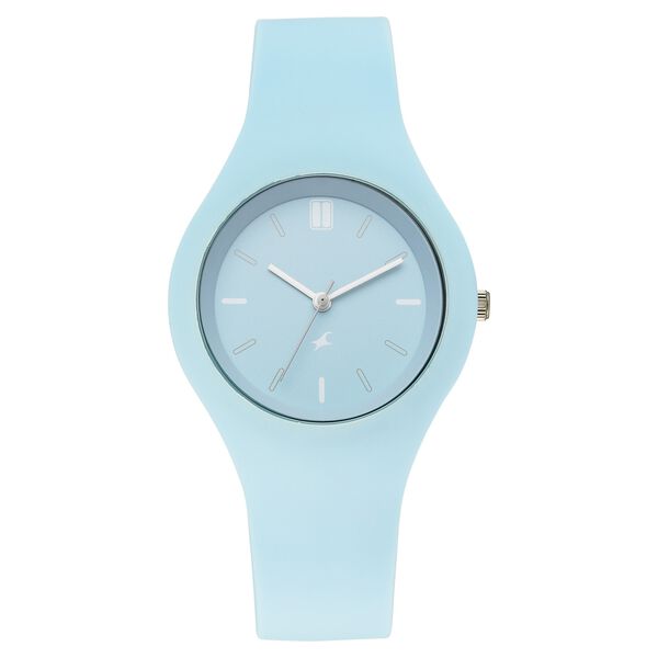 Fastrack Tweens Quartz Analog Blue Dial Blue Silicone Strap Watch - image number 0