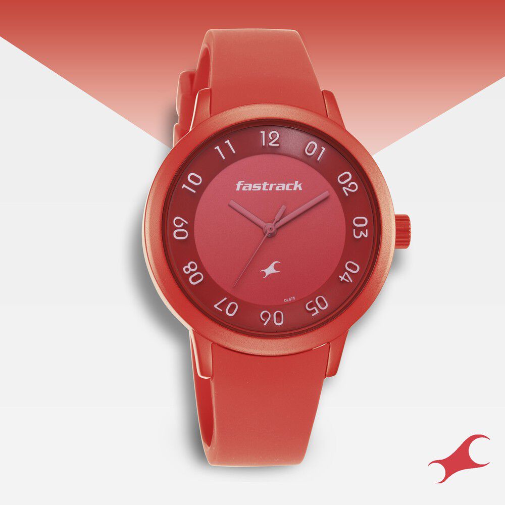 Fastrack red dial watch sale