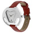 Fastrack Quartz Analog Silver Dial Leather Strap Watch for Girls - image number 1