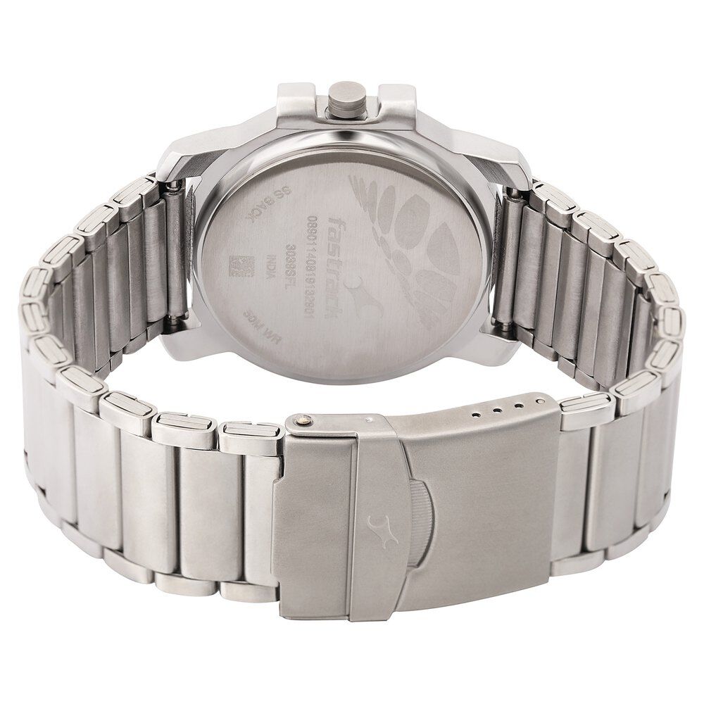 Fastrack watch silver colour cheap