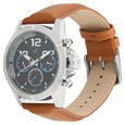 Fastrack Loopholes Quartz Multifunction Black Dial Leather Strap Watch for Guys - image number 1