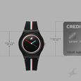 Fastrack Zine Quartz Analog Black Dial Black Silicone Strap Watch For Girls - image number 3