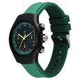 Fastrack Hype Multifunction with Black dial Green Silicon Strap watch for Guys - image number 2
