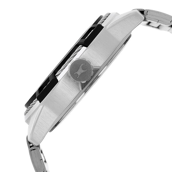 Fastrack Quartz Analog Black Dial Stainless Steel Strap Watch for Guys - image number 2