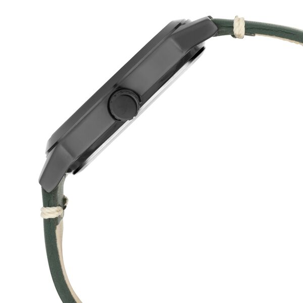Fastrack Tripster Quartz Analog Green Dial Leather Strap Watch for Guys - image number 3