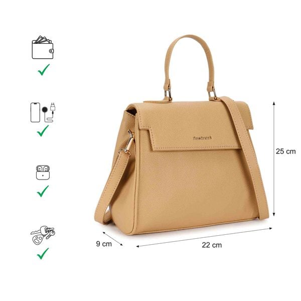 Fastrack Pebbled Satchel Bag - image number 8