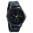 Fastrack Space Rover Quartz Analog Black Dial Silicone Strap Unisex Watch