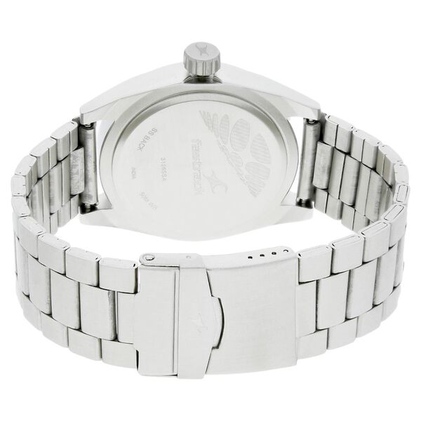 Fastrack Quartz Analog Black Dial Stainless Steel Strap Watch for Guys - image number 3