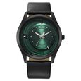 Fastrack Groove Quartz Analog Grey Dial Black Leather Strap Watch For Guys