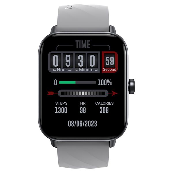 Fastrack Rider with 4.64 cm TFT LCD Display, SingleSync BT Calling Unisex Smart Watch with Grey Strap - image number 0