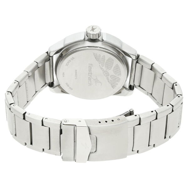 Fastrack Quartz Analog with Date Black Dial Stainless Steel Strap Watch for Guys - image number 3