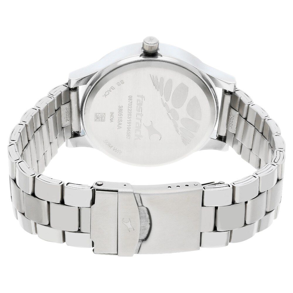 Fastrack titan ss back deals 30m wr