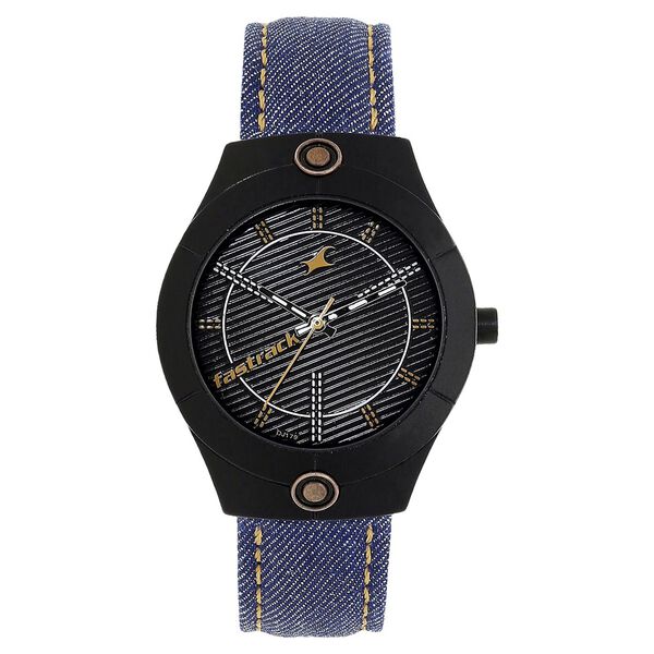 Fastrack Denim Quartz Analog White Dial Denim Strap Watch for Girls - image number 0
