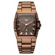 Vyb Challenger By Fastrack Quartz Analog Brown Dial Brown Metal Strap Watch For Guys - image number 1