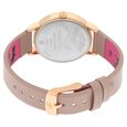 Fastrack Ruffles Quartz Analog with Date Pink Dial Leather Strap Watch for Girls - image number 5
