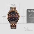 Fastrack Vyb Challenger Quartz Analog Brown Dial Metal Strap Watch For Guys - image number 3