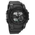 Fastrack StreetStyle Quartz Analog Digital Black Dial Black Polyether Strap Watch For Guys - image number 1