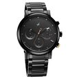 Fastrack Tick Tock Quartz Analog Black Dial With Black Stainless steel Strap Watch for Guys - image number 1