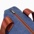 Denim Edge Satchel - image number 6