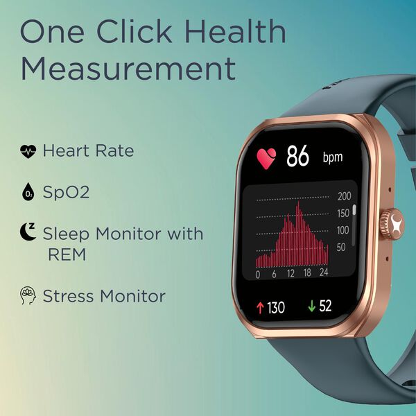 Fastrack Revoltt FS2+ Smartwatch 2.01" UltraVU Display Functional Crown SingleSync Nitro Fast Charging AI Voice Assitant - image number 4