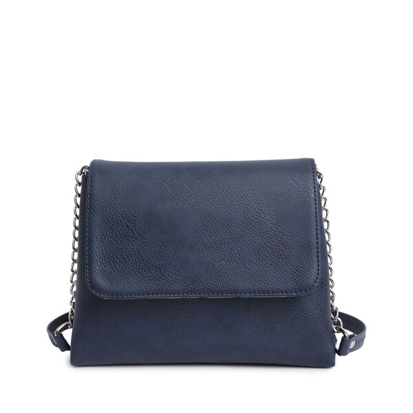 Fastrack Classic Envelope Sling Bag for Women | Stylish Crossbody Bag for Girls, Ladies, Women | Structured Handbag Made of High-Quality Faux Leather (Blue)� - image number 0
