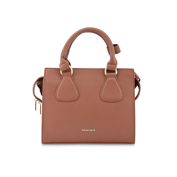 Fastrack Structured Satchel in Tan - image number 2