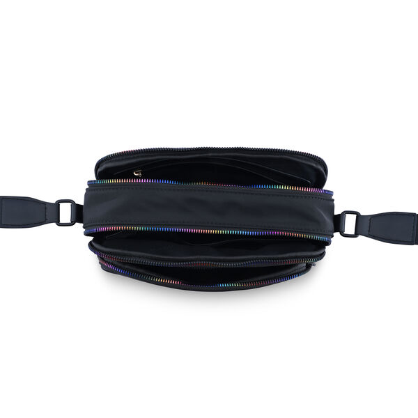 Fastrack Iredescent Sling Bag in Black - image number 7
