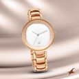 Fastrack Style Up Quartz Analog Silver Dial Metal Strap Watch for Girls - image number 0