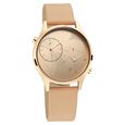 Fastrack Tripster Quartz Analog Rose Gold Dial Leather Strap Watch for Girls - image number 0
