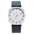 Fastrack After Dark White Dial Leather Strap Watch for Guys - image number 2