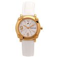 Fastrack Quartz Analog Silver Dial Leather Strap Watch for Girls