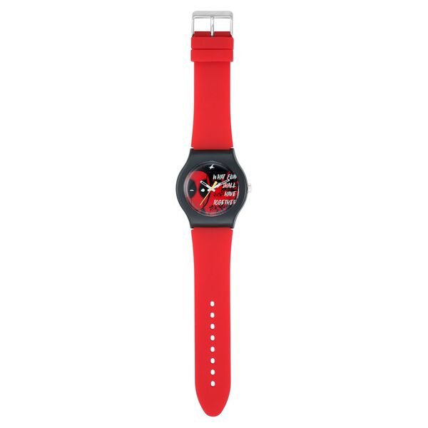 Fastrack Deadpool Quartz Analog Bicolour Dial Silicone Strap Unisex Watch - image number 4