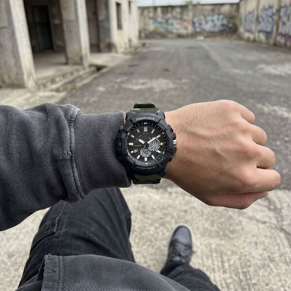 Fastrack Streetstyle Ana Digi watch with Camouflage look for Guys - image number 7