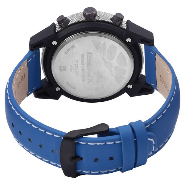 Fastrack Modular Quartz Analog Anthracite Dial Leather Strap Watch for Guys - image number 4
