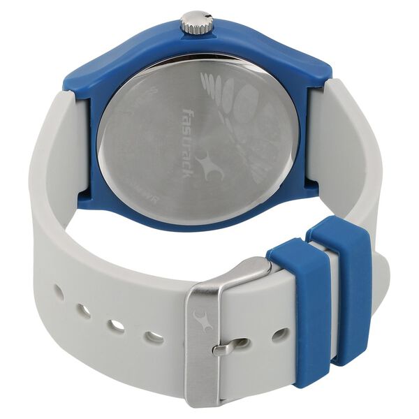 Fastrack Valentine Quartz Analog Grey Dial Silicone Strap Unisex Watch - image number 3
