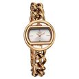 Vyb Spotlight By Fastrack Quartz Analog Silver Dial Rose Gold Metal Strap Watch For Girls - image number 1