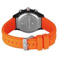 Fastrack Hype Multifunction with Black dial Orange Silicon Strap watch for Guys - image number 5