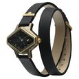 Fastrack Wonder Woman Quartz Analog Black Dial Leather Strap Watch for Girls - image number 3
