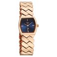 Vyb Showstopper By Fastrack Quartz Analog Blue Dial Rose Gold Metal Strap Watch For Girls - image number 1