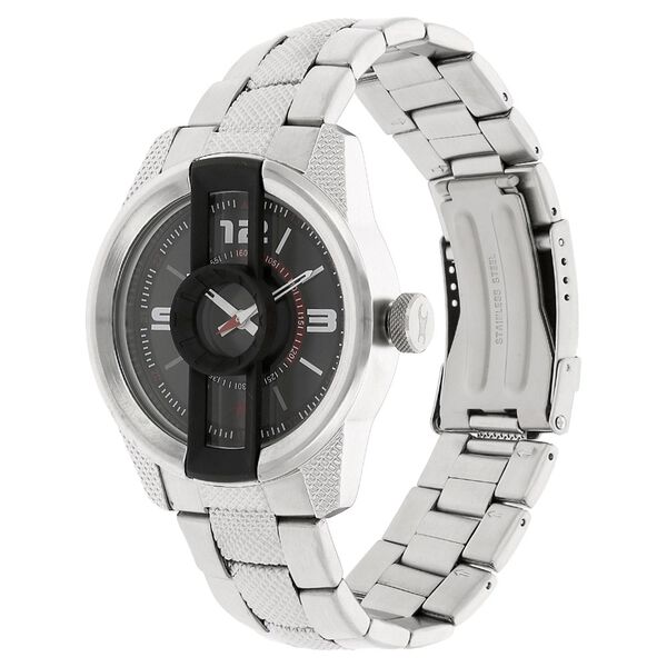Fastrack Motorheads Quartz Analog Black Dial Stainless Steel Strap Watch for Guys - image number 1