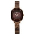 Vyb Seeker By Fastrack Quartz Analog Brown Dial Metal Strap Watch For Girls - image number 2