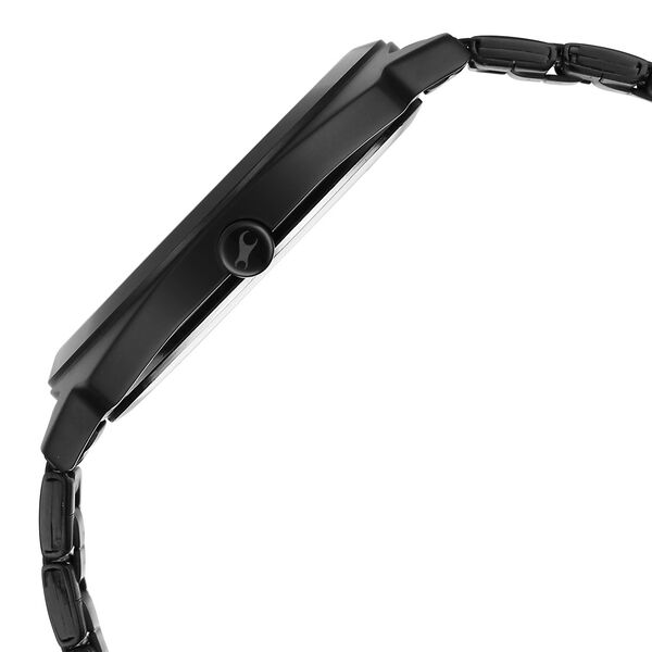 Fastrack Groove Quartz Analog Black Dial Guys Stainless Steel Watch - image number 3