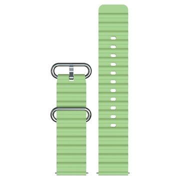 Fastrack Smart Light Green Bubble Strap  Silicone 22 mm