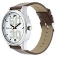 Fastrack Bold Quartz Analog White Dial Leather Strap Watch for Guys - image number 2