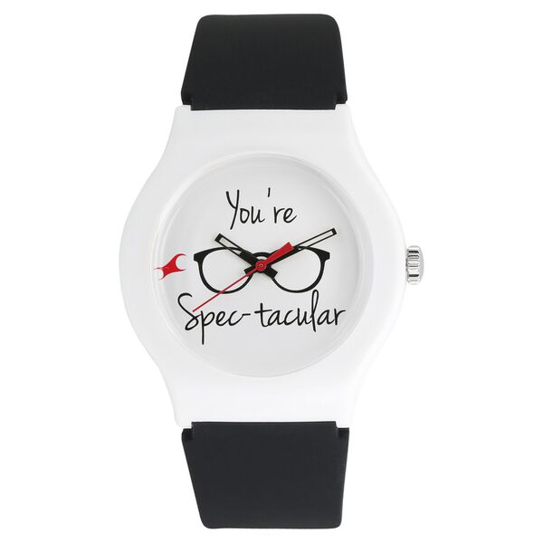 Fastrack Valentine Quartz Analog White Dial Silicone Strap Unisex Watch - image number 0