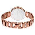 Fastrack Ruffles Quartz Analog with Date Beige Dial Stainless Steel Strap Watch for Girls - image number 5