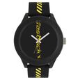 Fastrack Road Trip Quartz Analog Black Dial Silicone Strap Unisex Watch